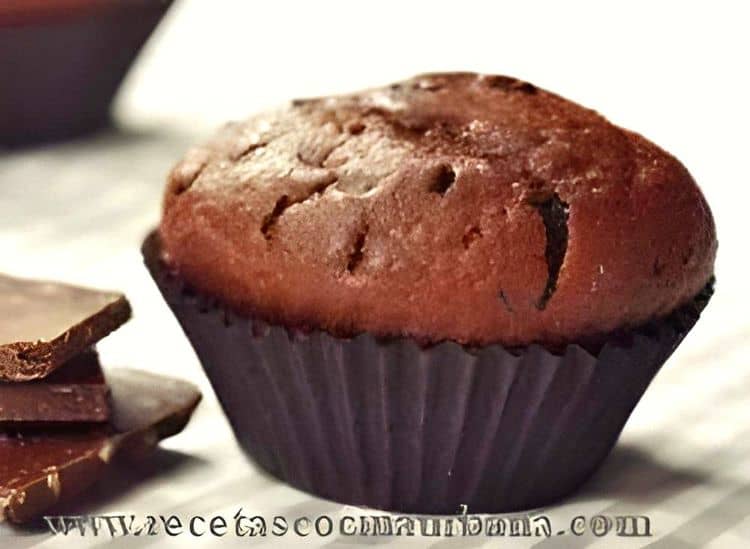 Chocolate and Walnut Muffins recipe