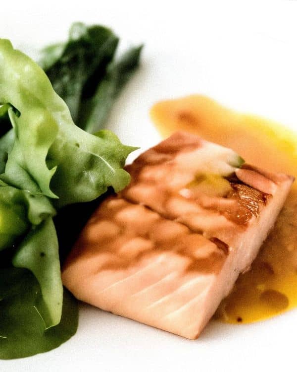 Steamed Salmon with Vegetables recipe