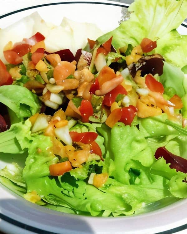 Fresh and Easy Salad to Accompany Meat recipe