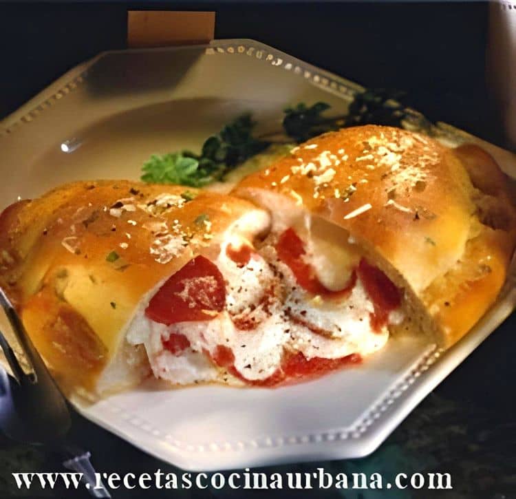 Ham, Mozzarella, and Olive Calzone recipe