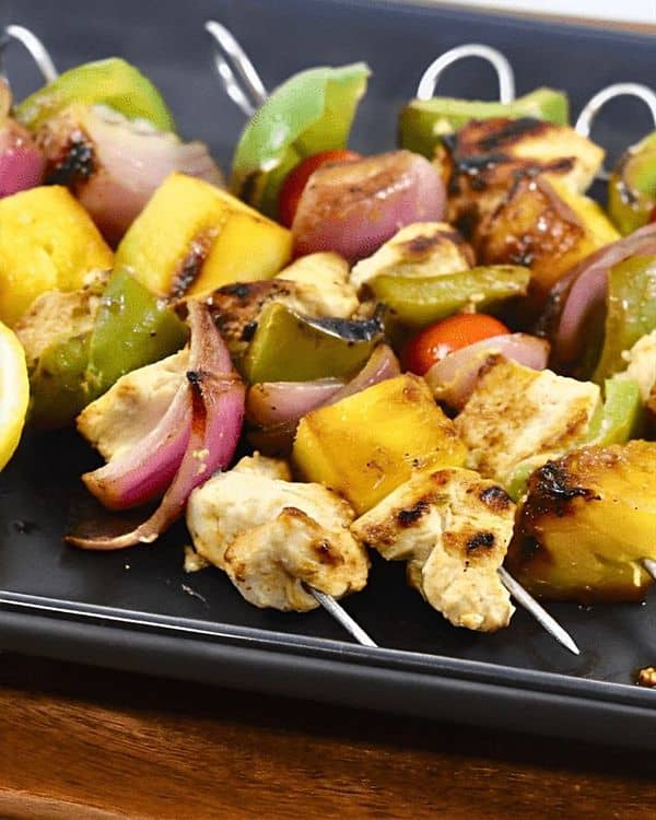 Grilled Chicken and Vegetable Skewers recipe