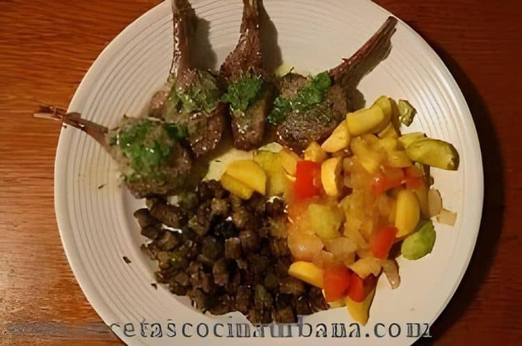 Lamb Chops with Rosemary Sauce recipe