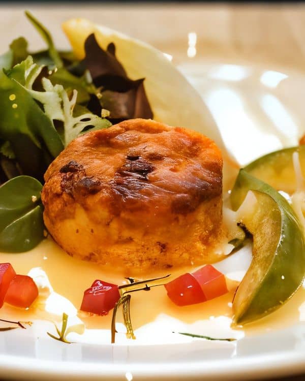 Pork Crackling Soufflé with Guacamole recipe