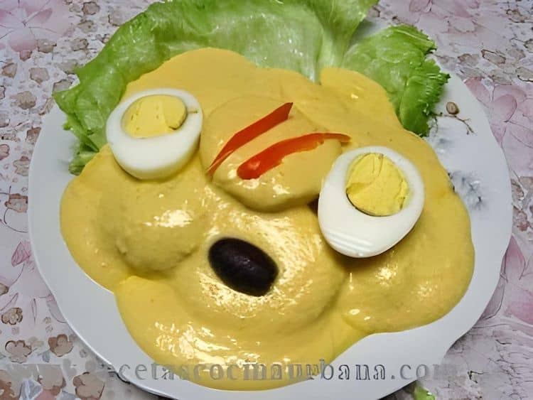 Potatoes a la Huancaina recipe