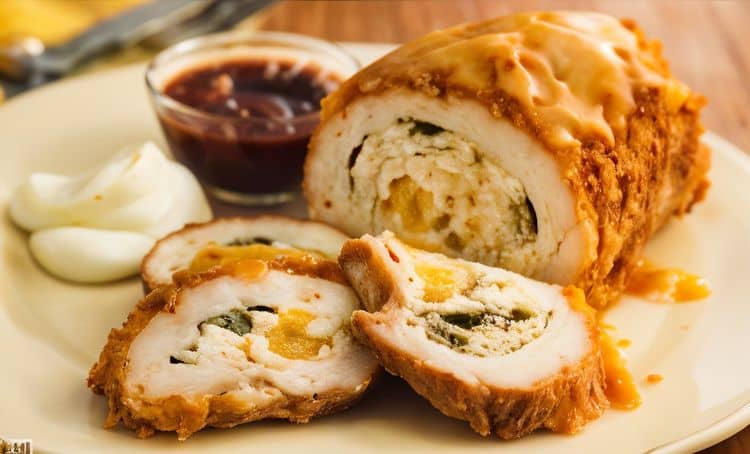 Chicken Breast Rolls Stuffed recipe