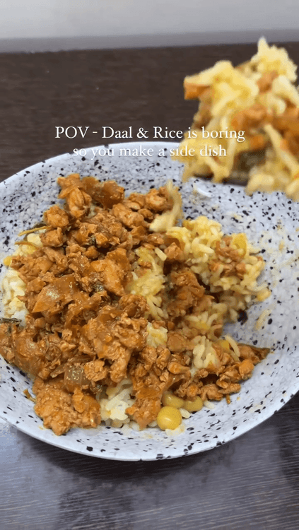Minced Chicken with Soy and Oyster Sauce recipe