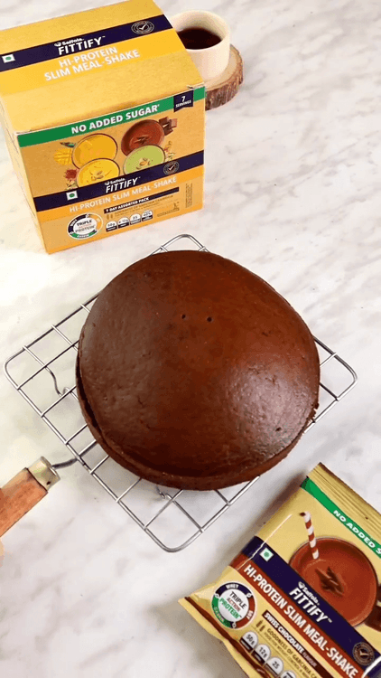 High Protein Swiss Chocolate Cake recipe