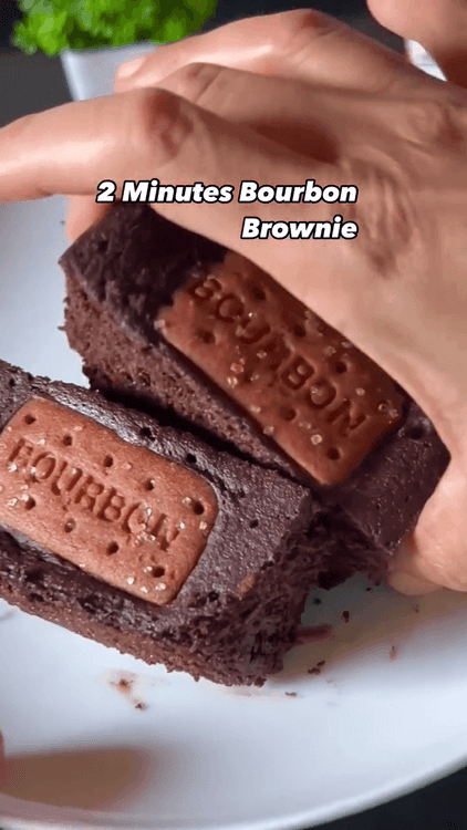 2 Minutes Bourbon Brownie recipe