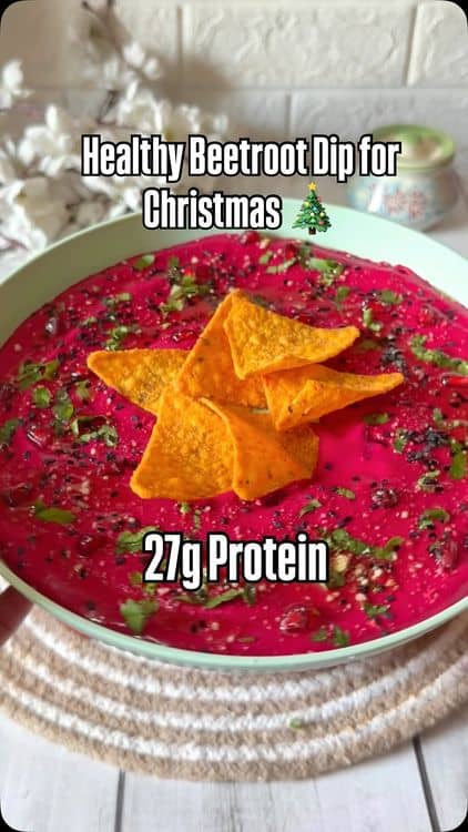 High-Protein Beetroot Dip (No Mayo) recipe