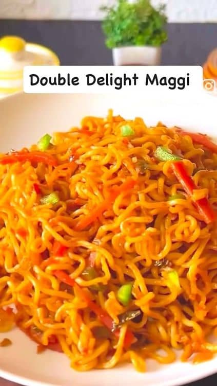 Double Delight Maggi recipe