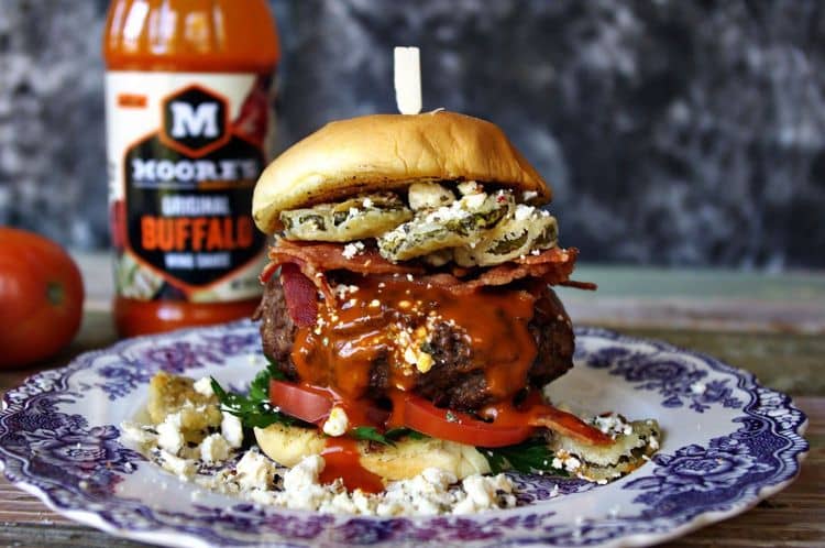 Buffalo Feta Burger recipe