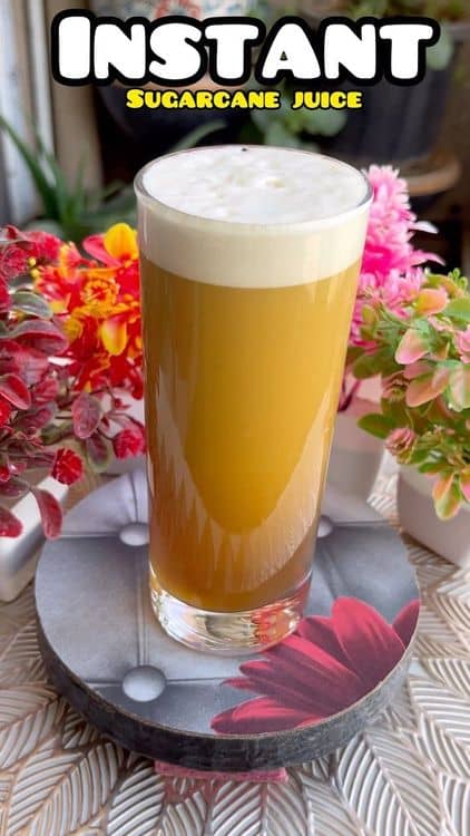 Instant Sugarcane Juice recipe