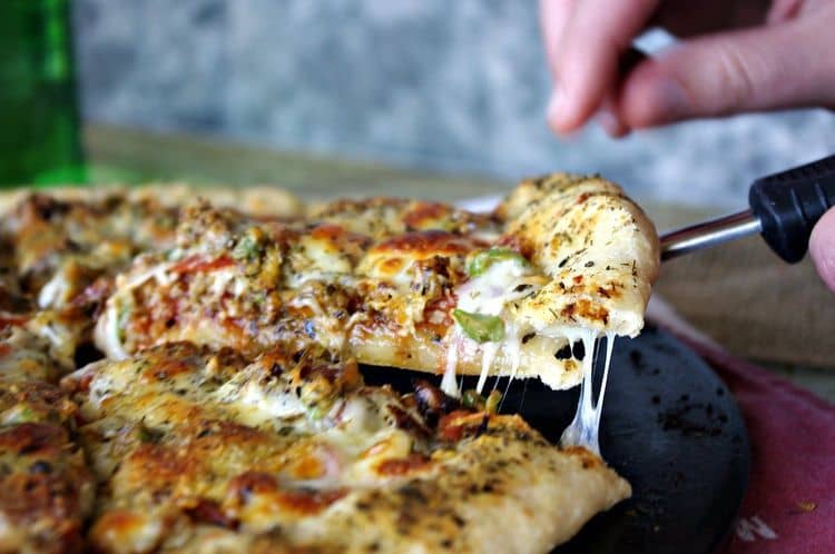 Grilled Pizza with Smoky Flavor recipe