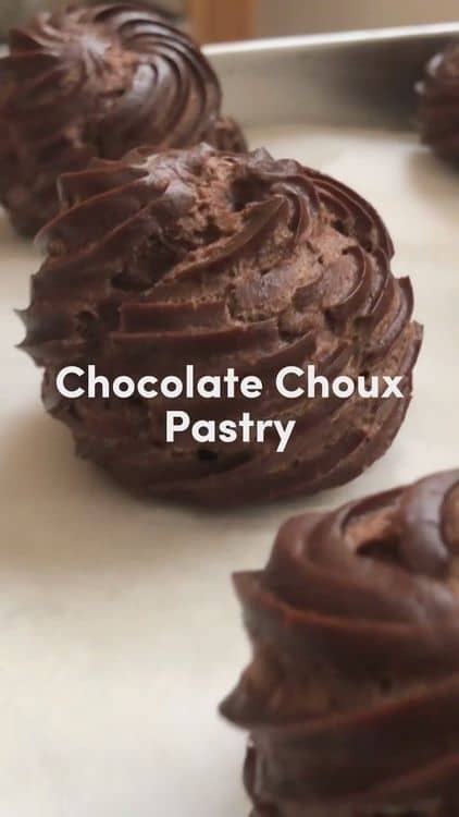 Chocolate Choux Pastry recipe