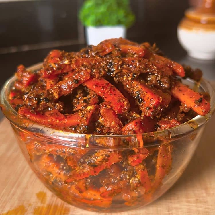 Instant Carrot Pickle recipe