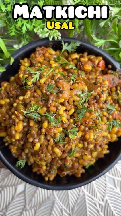 Matkichi Usal recipe