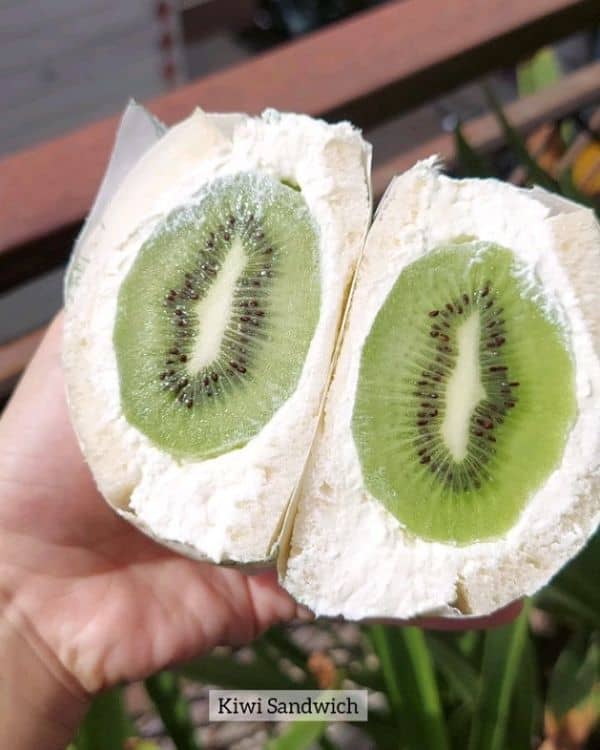 Korean Fruit Sandwich with Hung Curd recipe