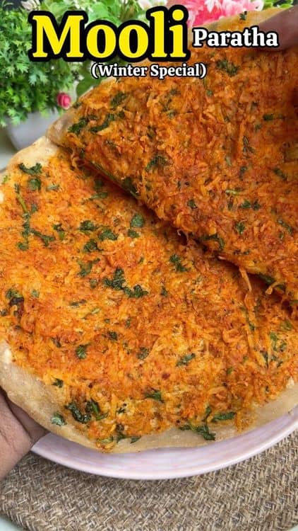 Winter Special Mooli Paratha recipe