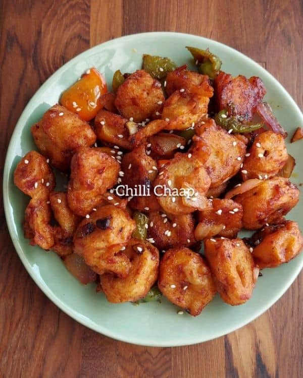 Chilli Chaap recipe