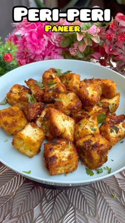 Peri-Peri Paneer recipe