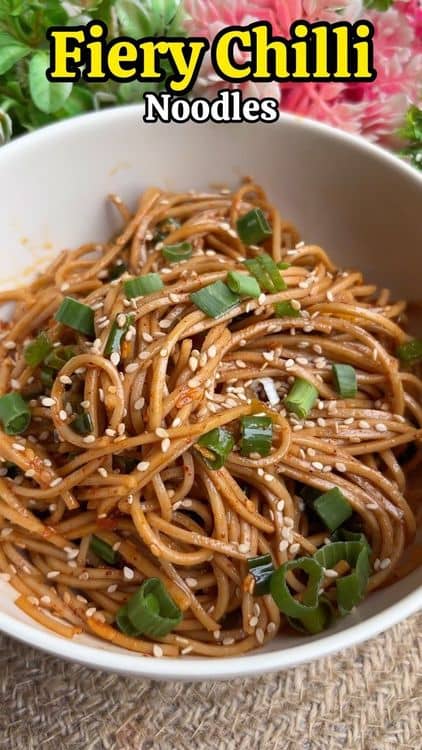 Fiery Chilli Noodles recipe