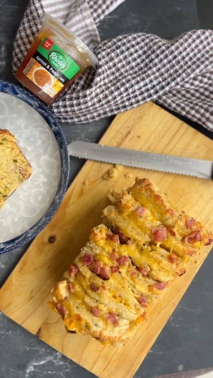Bacon & Jam Pull Apart Scone Loaf recipe