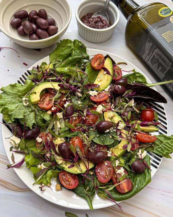 Green Salad with Olive Oil Dressing recipe