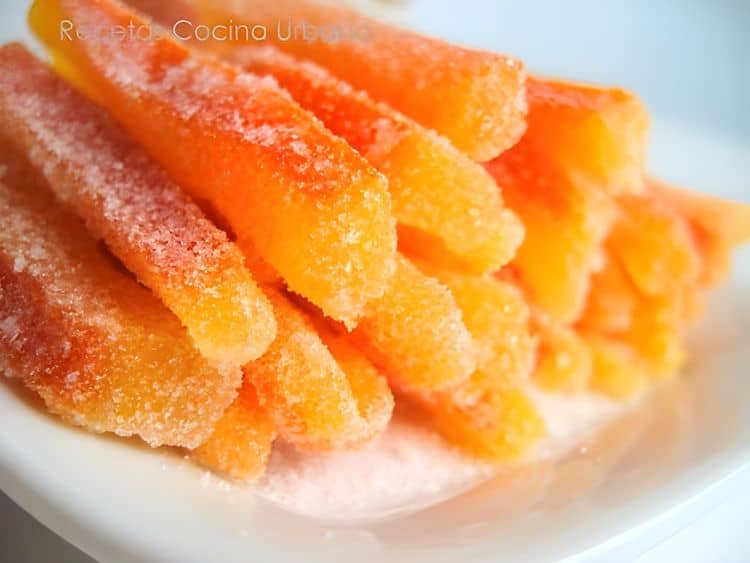 Candied Orange Peels recipe
