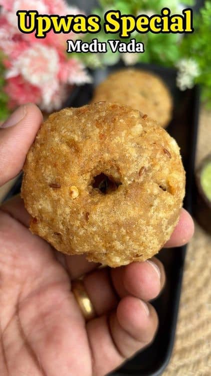 Upwas Special Medu Vada recipe