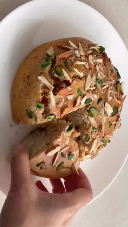 Semolina Banana Cake recipe