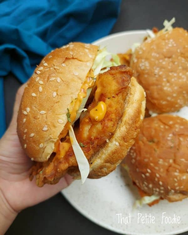 Crispy Juicy Burger recipe