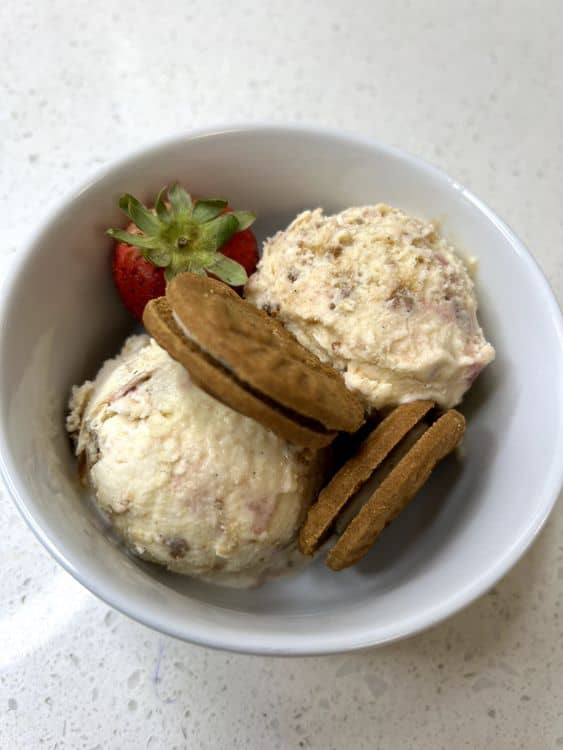 Strawberry Cheesecake Ice Cream recipe