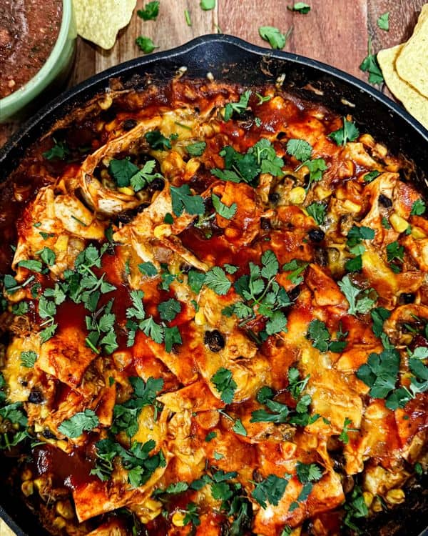 Easy Skillet Enchiladas recipe