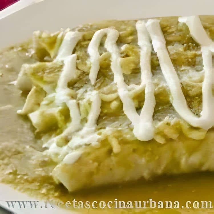 Enchiladas with Squash Blossom Sauce recipe