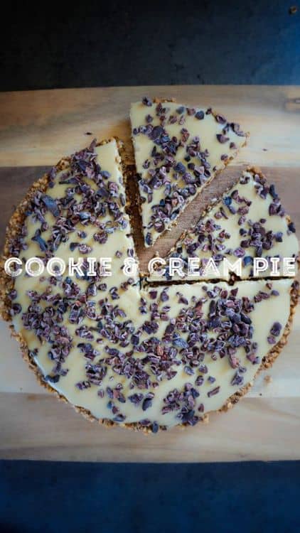 Mini Protein Pie - Cookie & Cream recipe