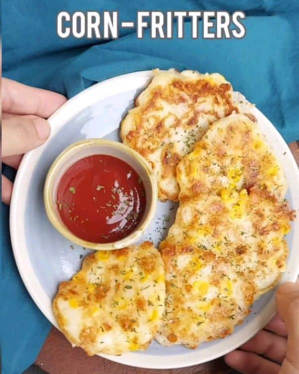 Corn and Cauliflower Fritters recipe