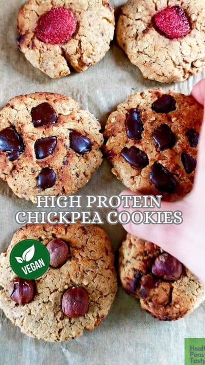 High Protein chickpea Cookies recipe
