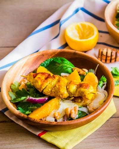 Moroccan Chicken Kebabs recipe