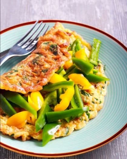 Anti-Aging Vegetable Omelette Recipe / 5 minutes breakfast recipe recipe