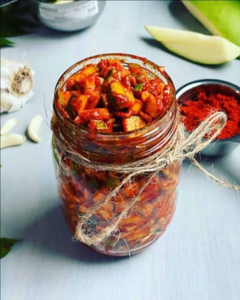 Onam special Mango Pickle(kerala style) recipe