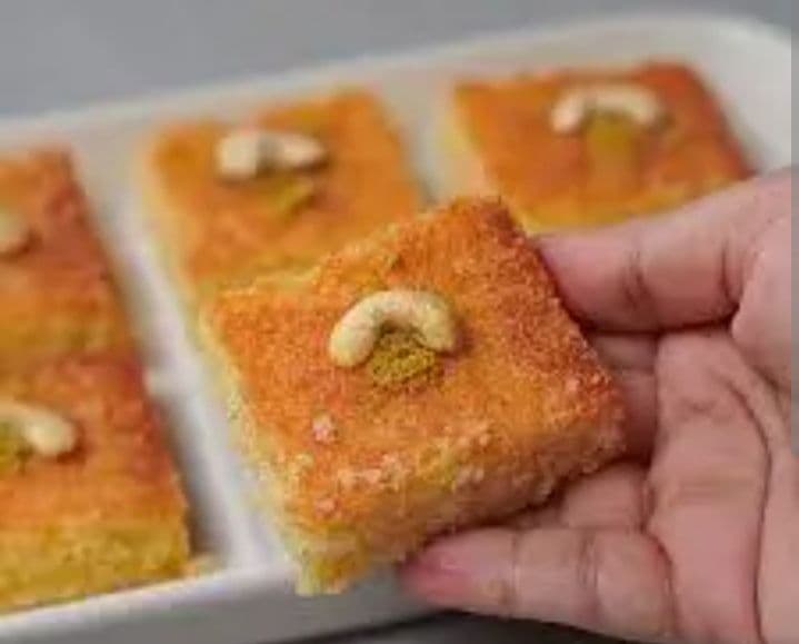 Basbousa Arabic dessert recipe