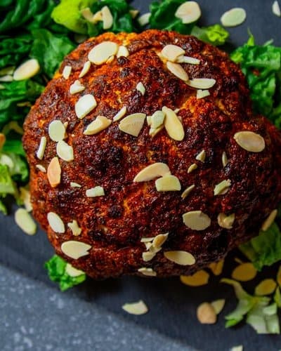 Sweet Chermoula Whole Roasted Cauliflower recipe