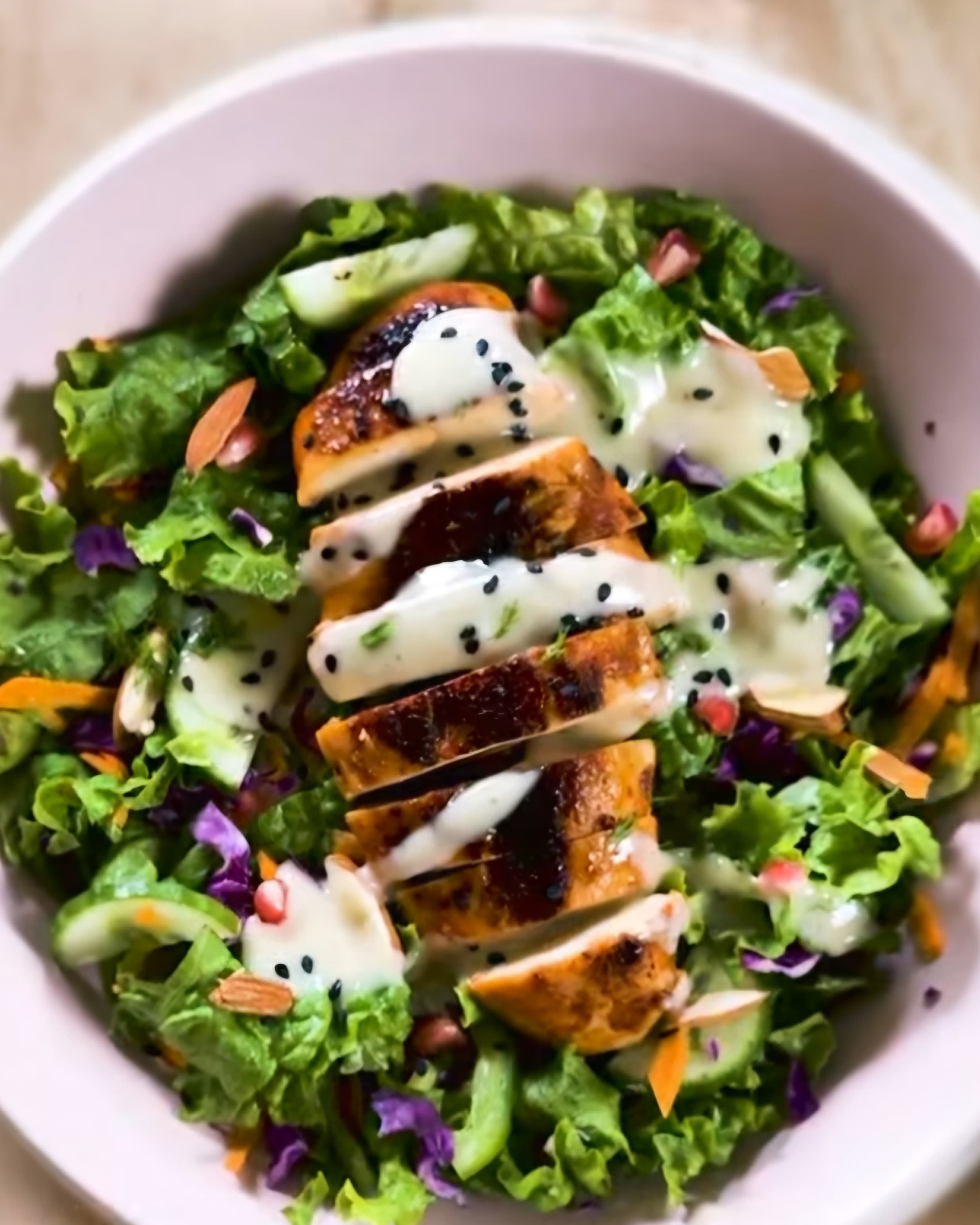 Low Carb High Protein Chicken Sesame Salad recipe