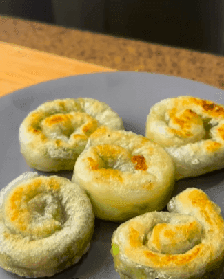 Crispy Rice Paper Scallion Pancakes (Gluten-Free Vietnamese Snack) recipe