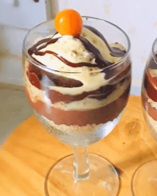 Chocolate & Cake Pudding recipe
