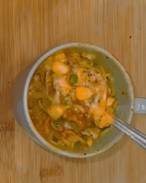 Maggi Mug Pizza recipe