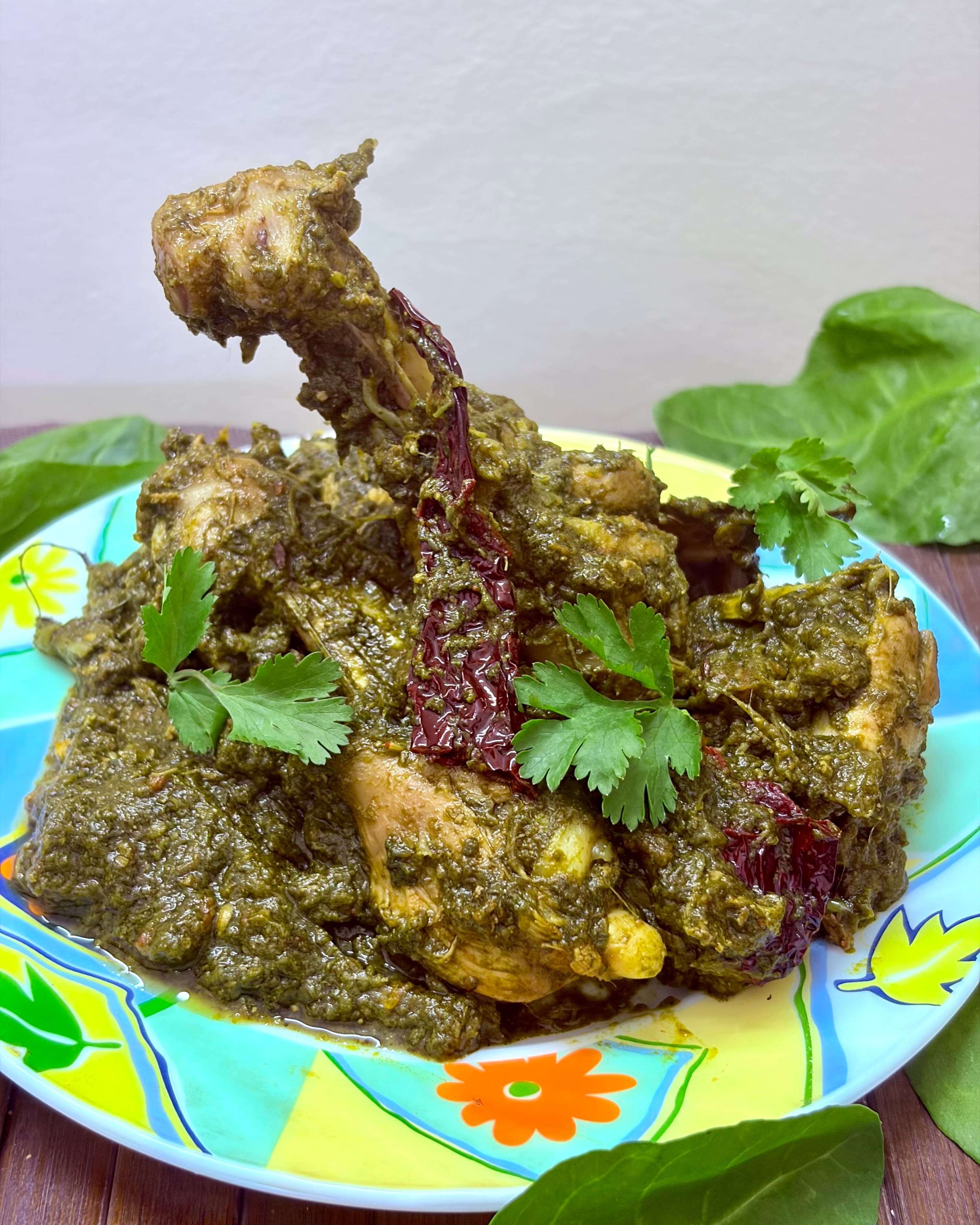 Palak Chicken (Chicken Saag) recipe