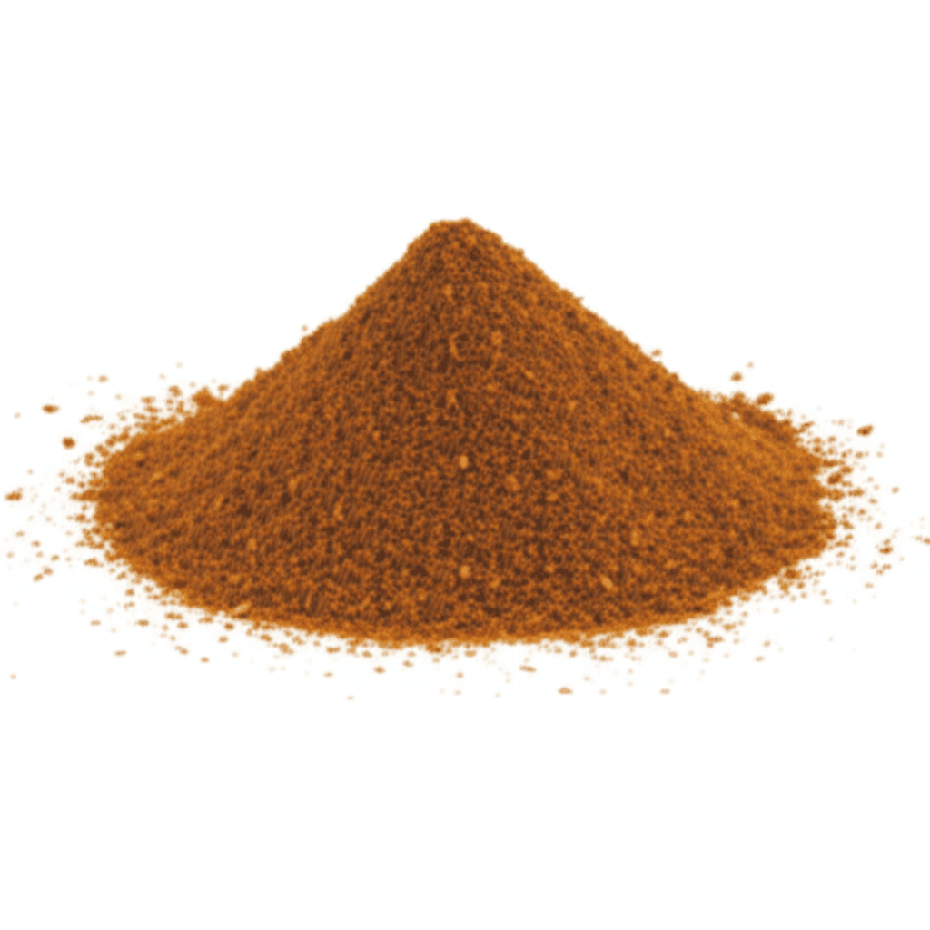 individual spices from the blend