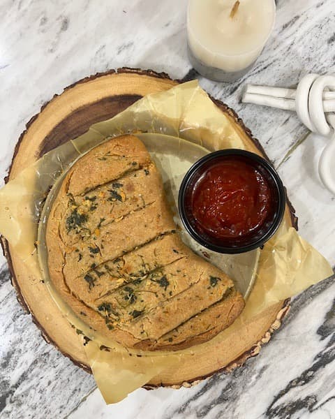 Home- Baked Stuffed Garlic Bread (Bakery-Style, Cheesy & Soft) recipe