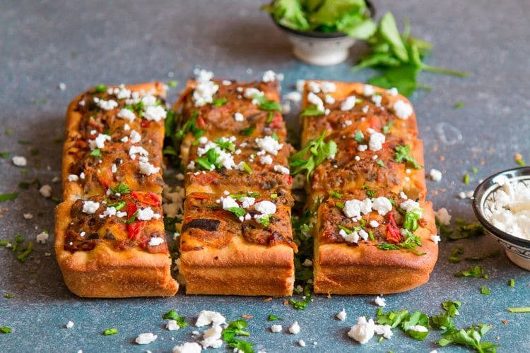 Zaalouk Focaccia recipe